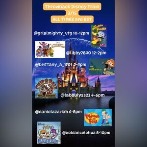 💙🎉3/15 THROWBACK DISNEY TRAIN SHOW SHARE FLYER🎉💛💙